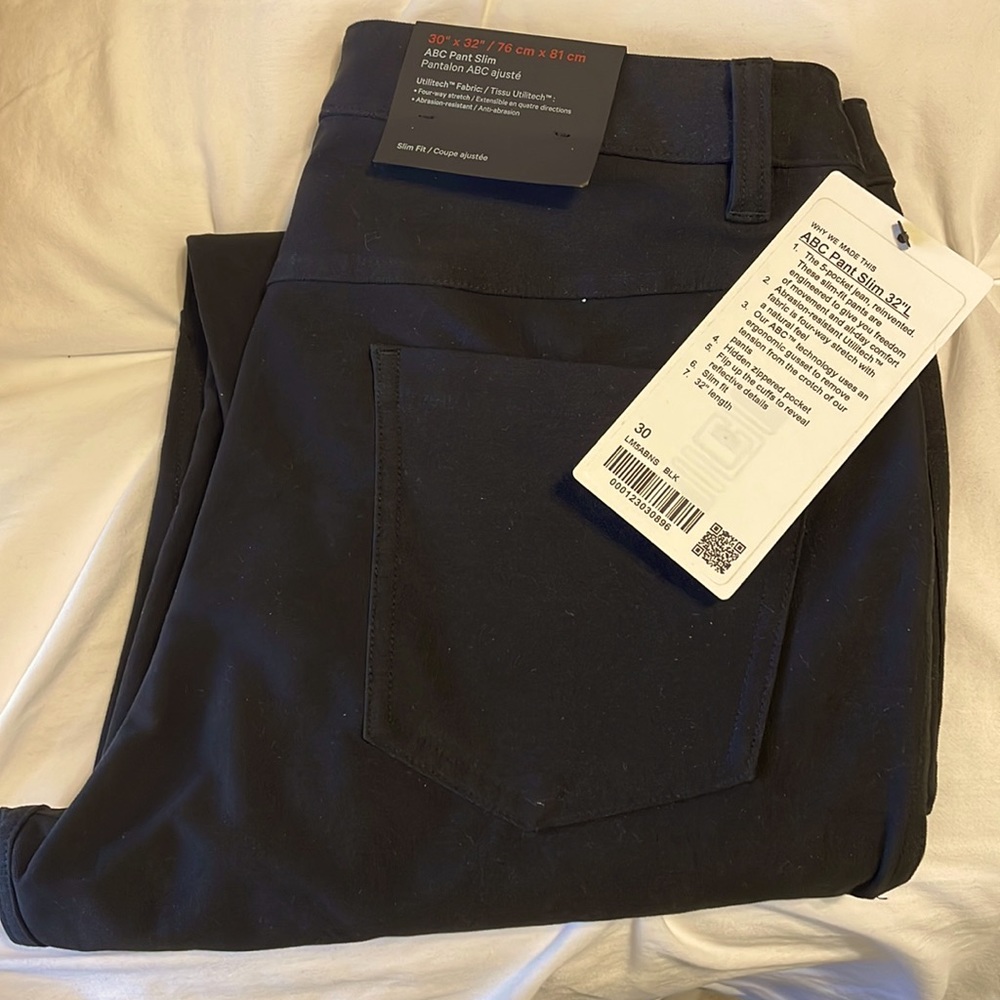 Lululemon ABC pant slim 30x32